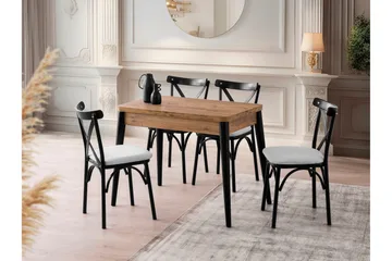 Dolcer Matbord 100 cm Rektangulär - Brun - Möbler - Bord & matgrupp - Matbord & köksbord