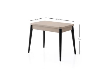 Dolcer Matbord 100 cm Rektangulär - Brun - Möbler - Bord & matgrupp - Matbord & köksbord