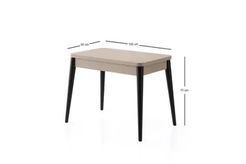 Dolcer Matbord 100 cm Rektangulär - Brun - Möbler - Bord & matgrupp - Matbord & köksbord