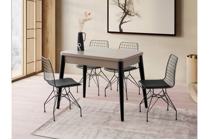 Dolcer Matbord 100 cm Rektangulär - Brun - Möbler - Bord & matgrupp - Matbord & köksbord