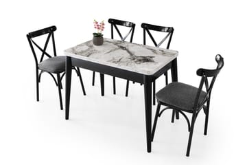 Dolcer Matbord 100 cm Rektangulär - Vit marmor - Möbler - Bord & matgrupp - Matbord & köksbord