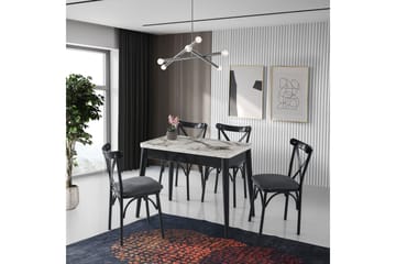 Dolcer Matbord 100 cm Rektangulär - Vit marmor - Möbler - Bord & matgrupp - Matbord & köksbord