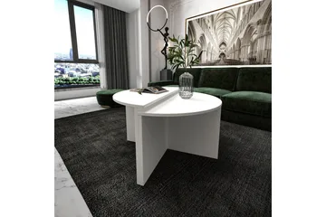 Dolcer Soffbord 70 cm - Vit - Möbler - Bord & matgrupp - Soffbord