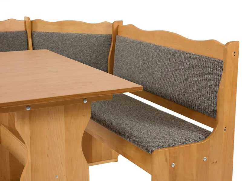 Drosbacken 7-sits Matgrupp för kök - Vit med beige klädsel (Matana 18) - Möbler - Bord & matgrupp - Matgrupp