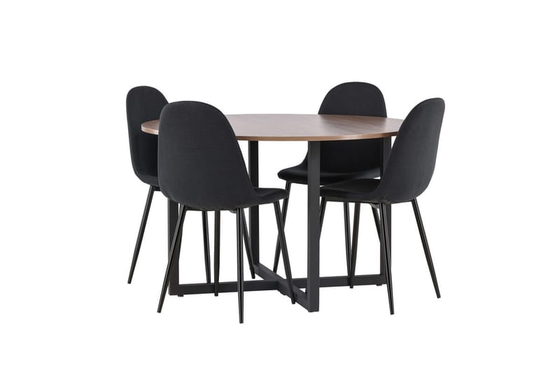 Durango Matbord 120 cm Rund med 4 Polar Matstol - Möbler - Bord & matgrupp - Matgrupp