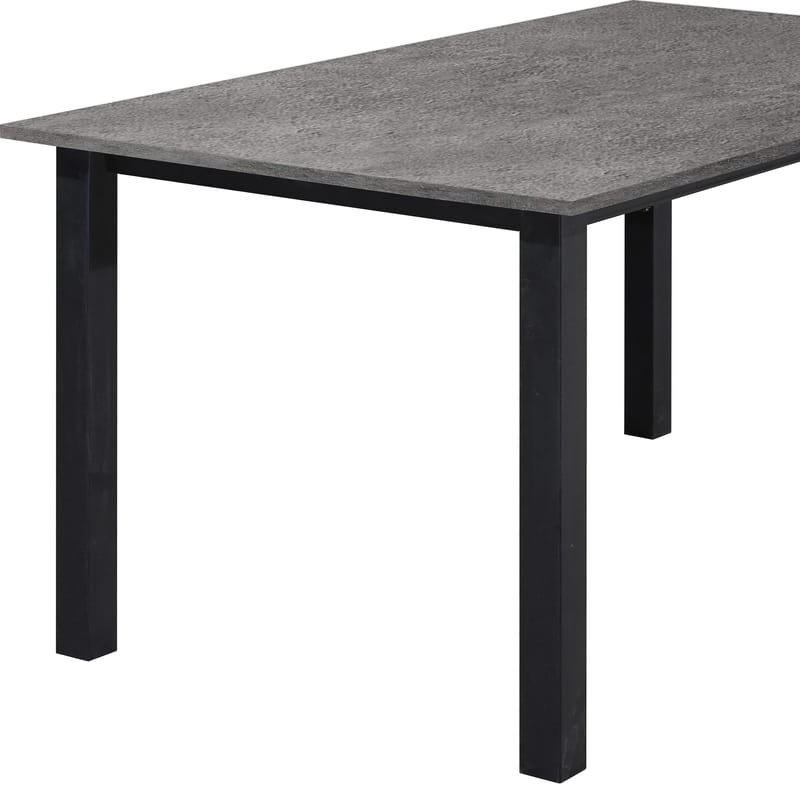 Durham Matbord 120x80 cm - Betonggrå och svart - Möbler - Bord & matgrupp - Matbord & köksbord