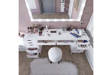 Durusu Sminkbord 200 cm - Mattvit - Möbler - Bord & matgrupp - Sminkbord & toalettbord