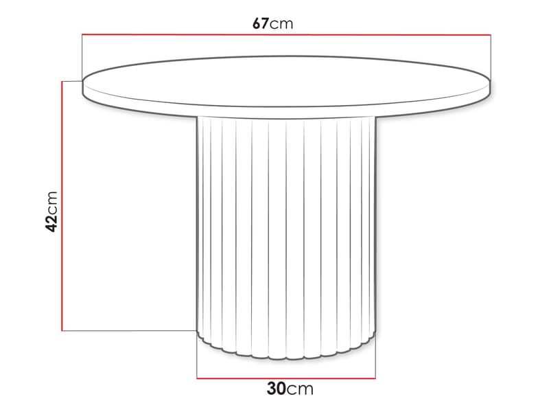 Durvan Soffbord 67 cm - Möbler - Bord & matgrupp - Soffbord