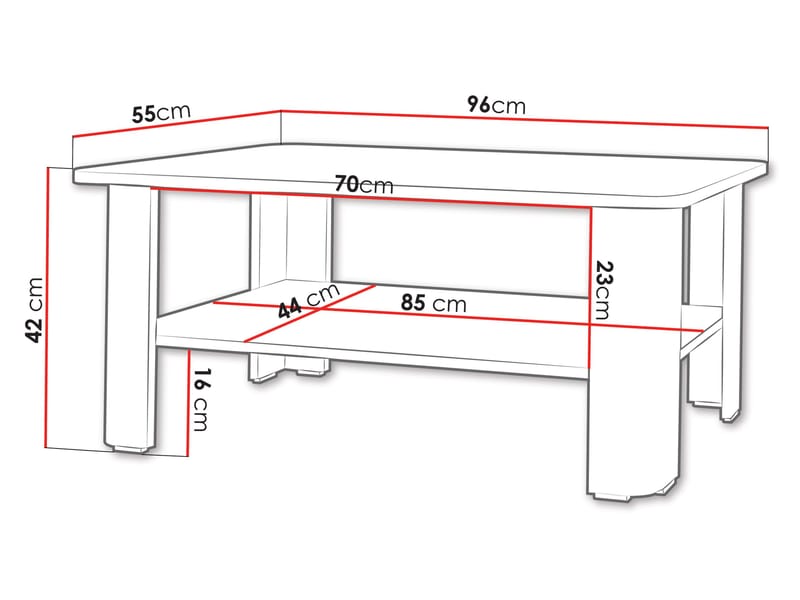 Durvan Soffbord 96 cm - Möbler - Bord & matgrupp - Soffbord
