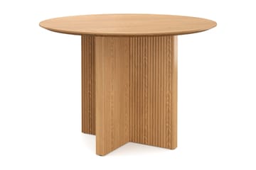Edda Runt Matbord 110cm Fanér
