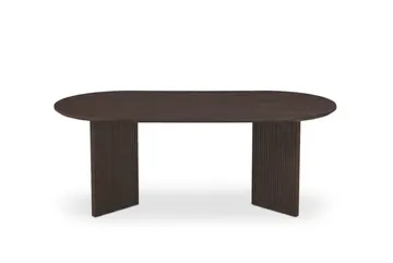 Edda Soffbord Oval 120 cm - Rökt ek - Möbler - Bord & matgrupp - Soffbord