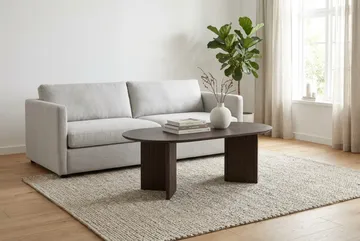 Edda Soffbord Oval 120 cm - Rökt ek - Möbler - Bord & matgrupp - Soffbord