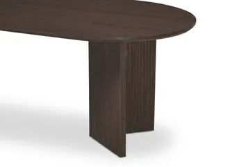 Edda Soffbord Oval 120 cm - Rökt ek - Möbler - Bord & matgrupp - Soffbord