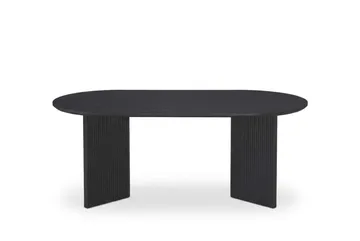 Edda Soffbord Oval 120 cm - Svart - Möbler - Bord & matgrupp - Soffbord