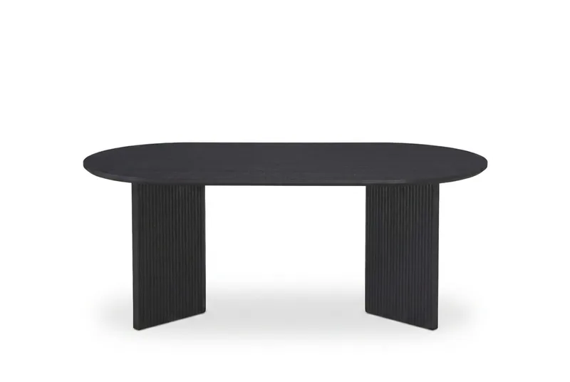 Edda Soffbord Oval 120 cm - Svart - Möbler - Bord & matgrupp - Soffbord