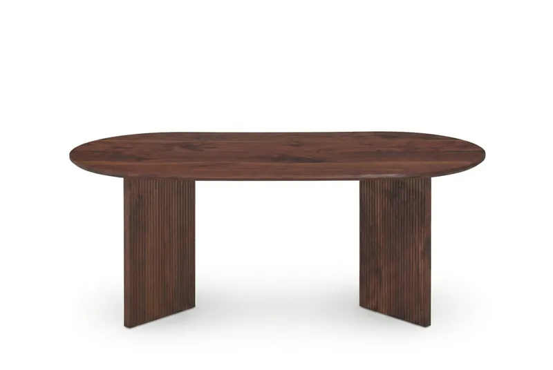 Edda Soffbord Oval 120 cm - Valnöt - Möbler - Bord & matgrupp - Soffbord