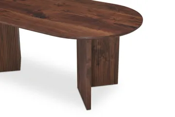 Edda Soffbord Oval 120 cm - Valnöt - Möbler - Bord & matgrupp - Soffbord