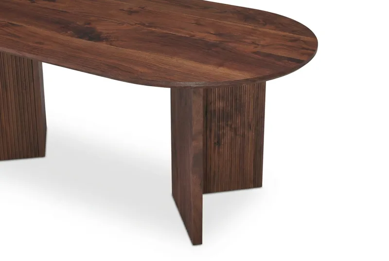 Edda Soffbord Oval 120 cm - Valnöt - Möbler - Bord & matgrupp - Soffbord
