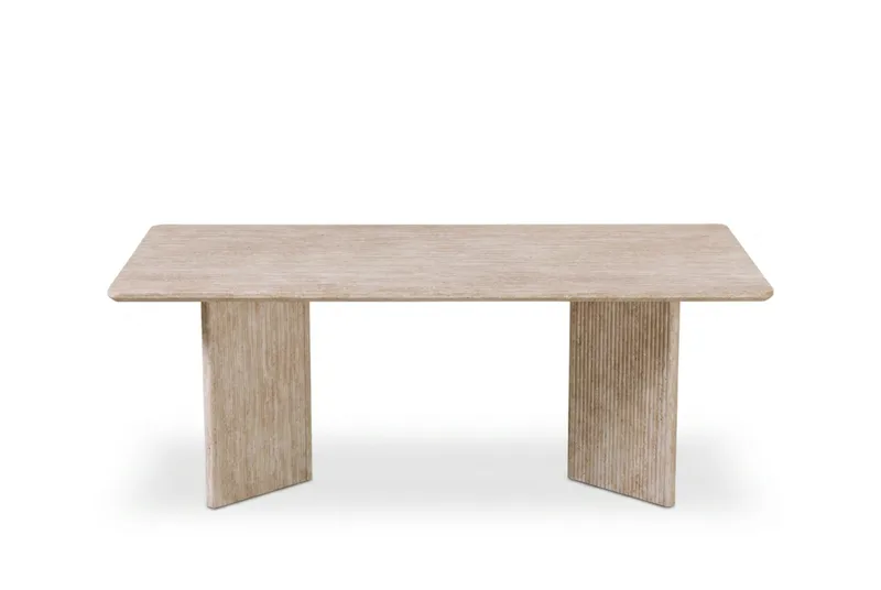 Edda Soffbord Rektangulär 120 cm - Travertin - Möbler - Bord & matgrupp - Soffbord