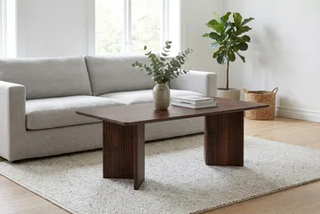 Edda Soffbord Rektangulär 120 cm - Valnöt - Möbler - Bord & matgrupp - Soffbord