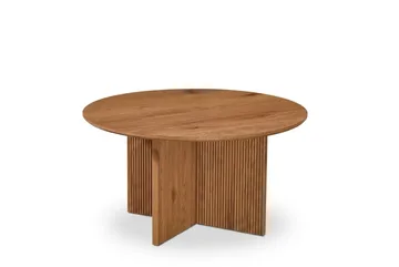 Edda Soffbord Rund 85 cm - Ek - Möbler - Bord & matgrupp - Soffbord