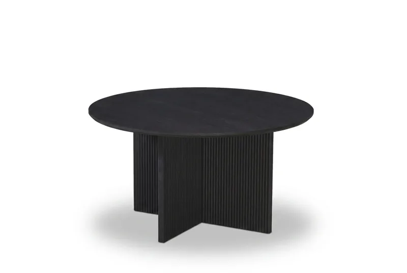 Edda Soffbord Rund 85 cm - Svart - Möbler - Bord & matgrupp - Soffbord