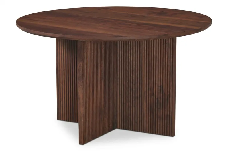 Edda Soffbord Rund 85 cm, Valnöt
