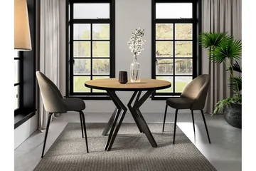 Elan Matbord 176 cm - Svart/Brun - Möbler - Bord & matgrupp - Matbord & köksbord