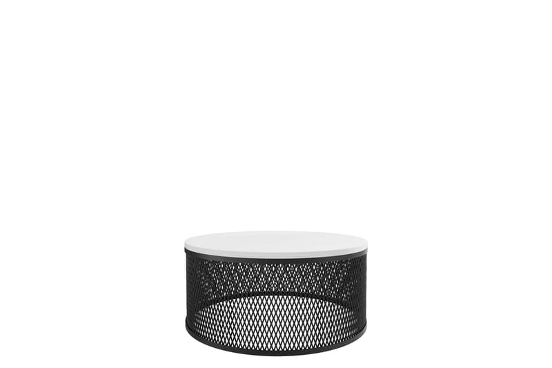 Elani Soffbord 58 cm, Svart/Vit