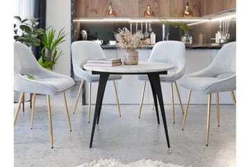 Eldo Matbord 138 cm - Svart/Vit - Möbler - Bord & matgrupp - Matbord & köksbord