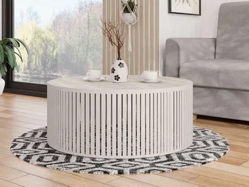 Elenio Soffbord 75 cm Rund - Beige|brun - Möbler - Bord & matgrupp - Marmorbord