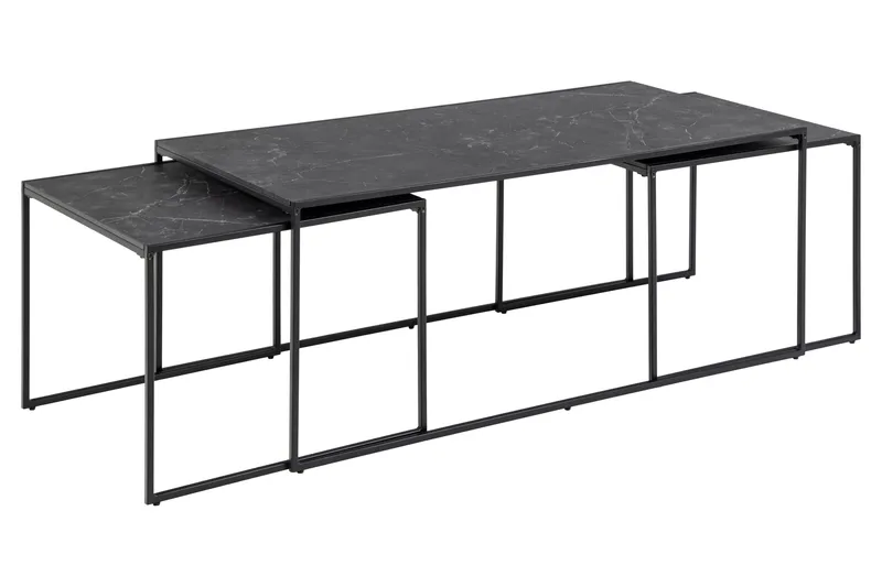 Elgrau Soffbord 120x60 cm - Svart - Möbler - Bord & matgrupp - Soffbord