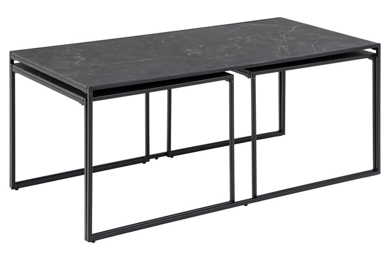 Elgrau Soffbord 120x60 cm, Svart