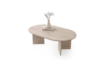 Elith Soffbord 128 cm - Travertine - Möbler - Bord & matgrupp - Soffbord