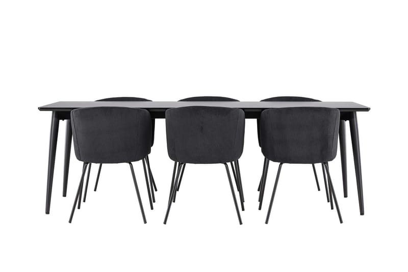 Ellis Matbord 230x85 cm med 6 Berit Karmstol - Möbler - Bord & matgrupp - Matgrupp