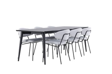 Ellis Matbord 230x85 cm med 6 Chico Matstol - Möbler - Bord & matgrupp - Matgrupp