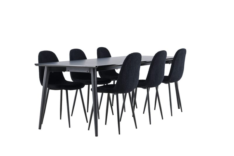 Ellis Matbord 230x85 cm med 6 Polar Matstol - Möbler - Bord & matgrupp - Matgrupp