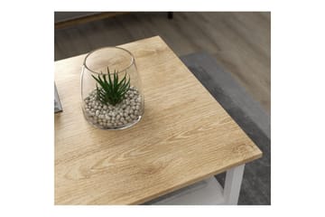 Elvano Soffbord 100 cm - Natur/Vit - Möbler - Bord & matgrupp - Soffbord