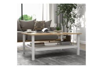Elvano Soffbord 100 cm - Natur/Vit - Möbler - Bord & matgrupp - Soffbord