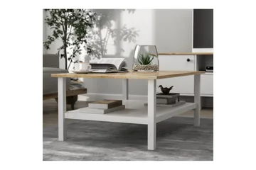 Elvano Soffbord 100 cm - Natur/Vit - Möbler - Bord & matgrupp - Soffbord