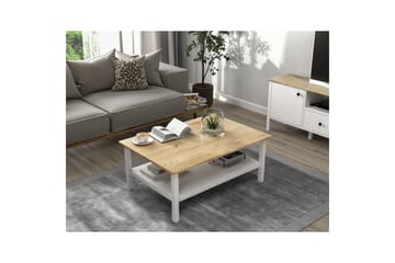 Elvano Soffbord 100 cm - Natur/Vit - Möbler - Bord & matgrupp - Soffbord