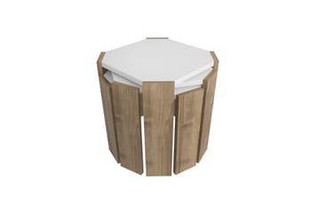 Elvaran Soffbord 44,5 cm - Brun/Vit - Möbler - Bord & matgrupp - Soffbord