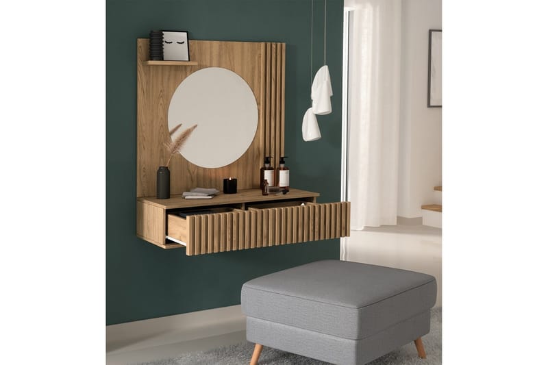 Entsian Sminkbord 85x40 cm - Brun - Möbler - Bord & matgrupp - Sminkbord & toalettbord