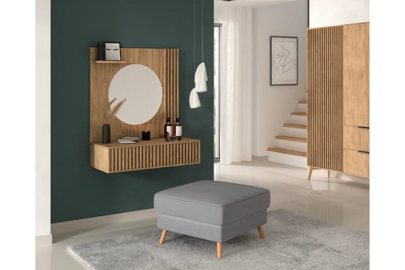 Entsian Sminkbord 85x40 cm - Brun - Möbler - Bord & matgrupp - Sminkbord & toalettbord