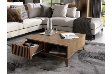 Entsian Soffbord 80 cm - Brun - Möbler - Bord & matgrupp - Soffbord