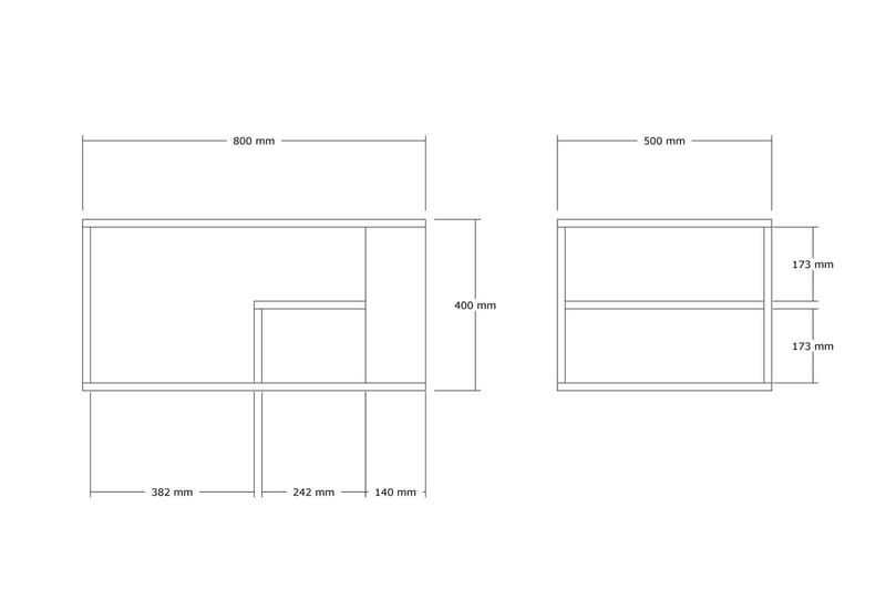Eros Soffbord 80 cm - Vit marmor - Möbler - Bord & matgrupp - Marmorbord