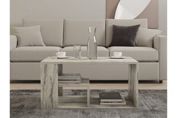 Eros Soffbord 80 cm - Vit marmor - Möbler - Bord & matgrupp - Marmorbord