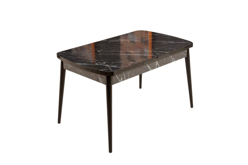 Eryon Matbord 132 cm Rektangulär - Svart/Vit - Möbler - Bord & matgrupp - Matbord & köksbord