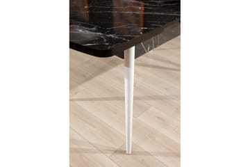 Eryon Matbord 132 cm Rektangulär - Svart/Vit - Möbler - Bord & matgrupp - Matbord & k�öksbord