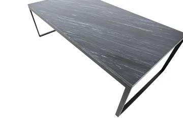 Estelle 120 cm Rektangulärt Soffbord i Sten med Slim Underrede - Grå - Möbler - Bord & matgrupp - Marmorbord